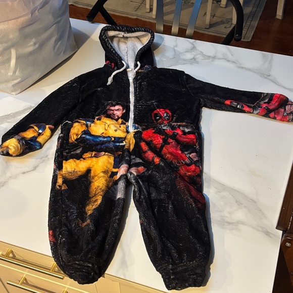 Deadpool & Wolverine 3T zip onesie